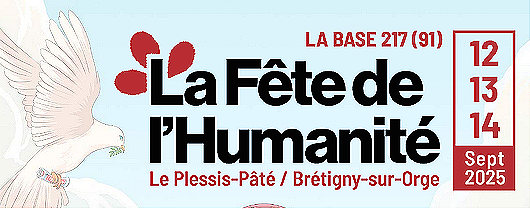 affiche fête de l'humanité 2025